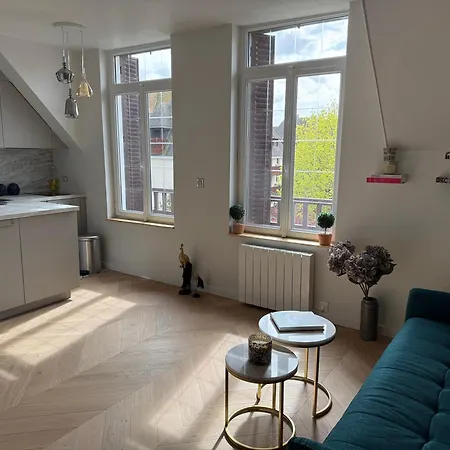 Dans Deauvillaise Avec Grand Jardin, Face à Royal, Entièrement Rénové, Vue Royal Et Vue Mer, 4 Couchages Appartamento Deauville